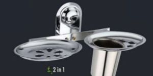 2005 Oval Flench Series SS Double Soap Dish