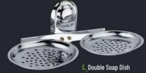 2006 Oval Flench Series SS Double Soap Dish