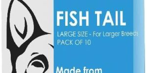 Pack of 10 Fish Tail Dog Chew