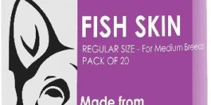 Pack of 20 Fish Skin Dog Chew