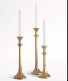 Metal Pillar Candle Holder