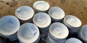 White Duplex Paper Plates