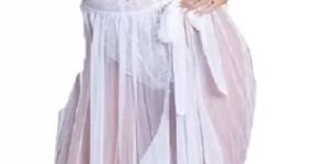 White Long Babydoll Dress
