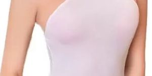 White Slim Fit Babydoll Dress