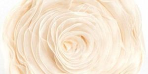 Satin Rose Cushion Cover