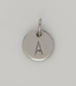 925 Sterling Silver Alphabet Pendant