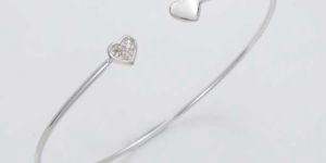 925 Sterling Silver CZ Bangles