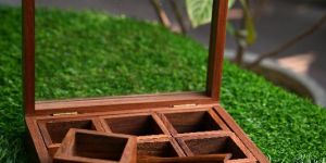 Wooden Spice Box