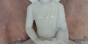 White Marble Buddha Statue