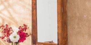 Long Wooden Dressing Table