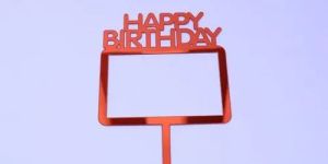Acrylic Cake Toppers