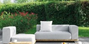 White Garden Sofa Set