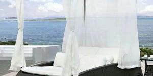White Sun Lounger