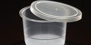 Plastic Transparent Round Container