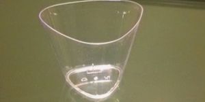 Triangle Plastic Mousse Cup