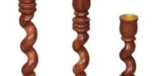 Wooden Antique Candle Holder