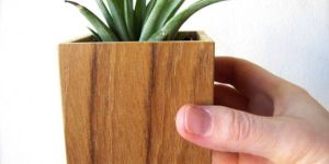 Wooden Flower Pot