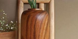 Wooden Flower Vase