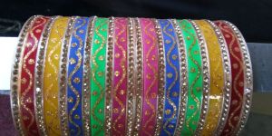 Plasti Print Bangles in Jari Print
