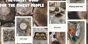 Dine and Decor Items Made up of Fine Wood