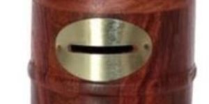 Handmade Wooden Coin Box