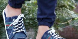 Mens DSL104 Canvas Slippers