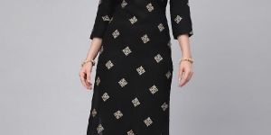 Rayon Kurti Pant Set