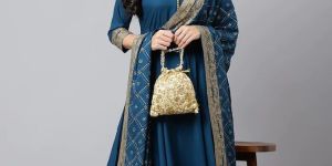 Rayon Palazzo Kurti Set