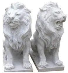 Marble Lion Statue