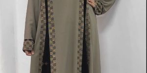 Front Kali Stone Work Abaya