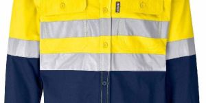 Cotton Reflective Industrial Work Shirt