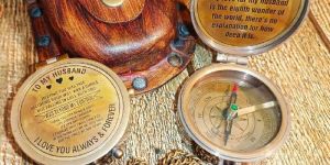Brass Collectible Compass Gift
