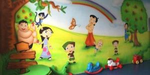 Nursery School Wall Painting Artist