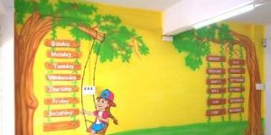 Play School Wall Painting Artist