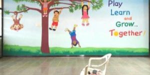 Play School Wall Painting Ideas Play School Cartoon Painting