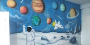 Playschool Cartoon Painting Works