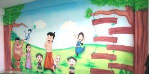 School Wall Painting Artist