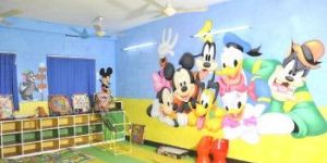 School Wall Painting Images