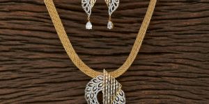 American Diamond Pendant Set for Women
