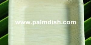 5 Inch Areca Palm Leaf Square Platter