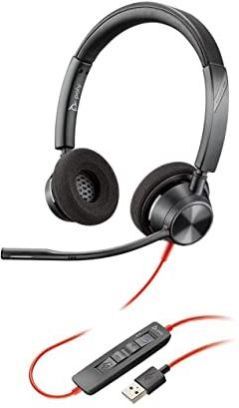 Poly Blackwire 3320 Microsoft USB-A Wired Headset