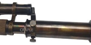 Double Barrel Antique Telescope with Adjustable Stand