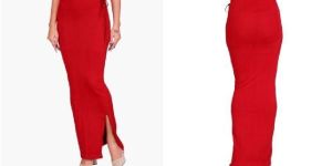 Piatrends Red Color Seamless Drawstring Saree Shapewear