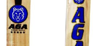 Brand New AGA Kashmir Willow Cricket Bat for Leather Ball Mens Size Short (SH) Handle Multicolour