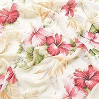 Printed Silk Chiffon Fabric