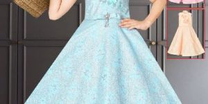 Des. No. 8105 Girls Gown