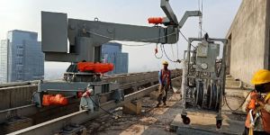 Articulated Cradle for Power Plant