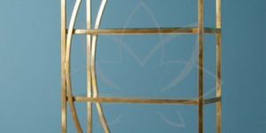 Brass Half Moon Bookshelf