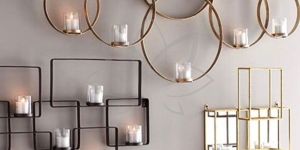 Metal Wall Candle Holder