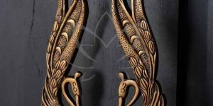 Peacock Door Handle